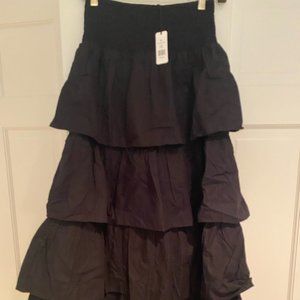Black Paloma Tiered Maxi Skirt – WeWoreWhat - Size Large